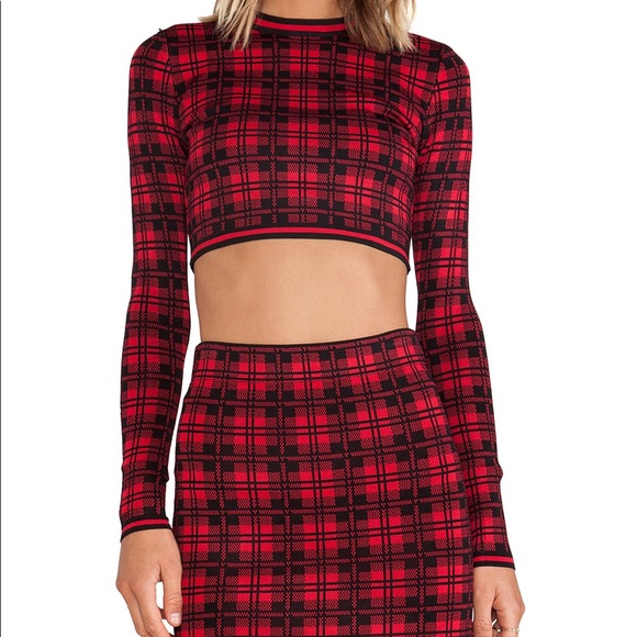 Torn by Ronny Kobo stretch-knit Top and midi skirt - Picture 7 of 10